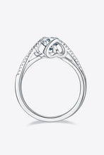 Load image into Gallery viewer, 1 Carat Moissanite 925 Sterling Silver Twisted Ring
