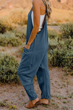 Load image into Gallery viewer, Double Take  V-Neck Sleeveless Jumpsuit with Pocket
