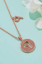 Load image into Gallery viewer, Moissanite K to T Pendant Necklace
