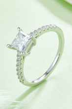 Load image into Gallery viewer, 1.21 Carat Moissanite 925 Sterling Silver Side Stone Ring
