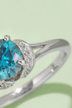 Load image into Gallery viewer, 1 Carat Moissanite 4-Prong 925 Sterling Silver Ring
