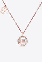Load image into Gallery viewer, Moissanite A to J Pendant Necklace
