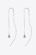 Load image into Gallery viewer, Moissanite 925 Sterling Silver Threader Earrings
