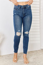 Load image into Gallery viewer, Judy Blue Full Size High Waist Distressed Slim Jeans
