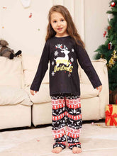 Load image into Gallery viewer, MERRY CHRISTMAS Graphic Top and Pants Set - pjs
