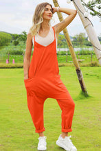 Load image into Gallery viewer, Double Take Full Size Sleeveless V-Neck Pocketed Jumpsuit
