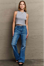 Load image into Gallery viewer, Kancan Holly High Waisted Cargo Flare Jeans
