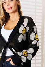 Load image into Gallery viewer, Double Take Floral Button Down Longline Cardigan
