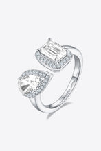 Load image into Gallery viewer, 1 Carat Moissanite 925 Sterling Silver Open Ring
