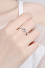 Load image into Gallery viewer, Moissanite Rhodium-Plated Ring

