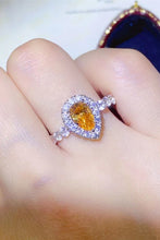 Load image into Gallery viewer, 1 Carat Moissanite Contrast Teardrop Ring
