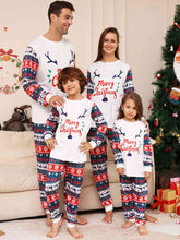 Load image into Gallery viewer, Full Size MERRY CHRISTMAS Top and Pants Set- pjs
