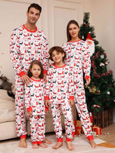 Load image into Gallery viewer, Full Size Reindeer Print Top and Pants Set - pjs
