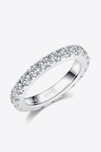 Load image into Gallery viewer, 2.3 Carat Moissanite 925 Sterling Silver Eternity Ring
