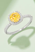 Load image into Gallery viewer, 1 Carat Moissanite 925 Sterling Silver Halo Ring
