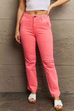 Load image into Gallery viewer, RISEN Kenya Full Size High Waist Side Twill Straight Jeans
