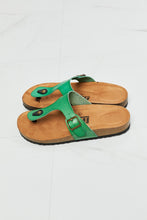 Load image into Gallery viewer, MMShoes Drift Away T-Strap Flip-Flop in Green
