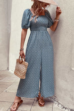 Load image into Gallery viewer, Printed Square Neck Jumpsuit with Pockets
