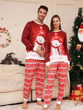 Load image into Gallery viewer, Full Size Snowman Top and Pants Set - pjs
