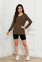 Load image into Gallery viewer, Basic Bae Full Size V-Neck Long Sleeve Top
