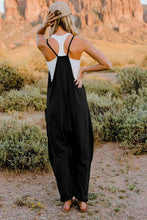 Load image into Gallery viewer, Double Take  V-Neck Sleeveless Jumpsuit with Pocket
