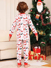 Load image into Gallery viewer, Reindeer Print Top and Pants Set - pjs
