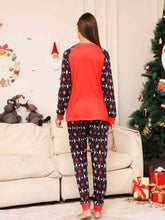 Load image into Gallery viewer, Full Size Reindeer Graphic Top and Pants Set - oh deer
