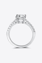 Load image into Gallery viewer, 1.21 Carat Moissanite 925 Sterling Silver Side Stone Ring
