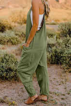 Load image into Gallery viewer, Double Take  V-Neck Sleeveless Jumpsuit with Pocket
