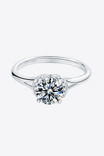 Load image into Gallery viewer, 1 Carat Moissanite 925 Sterling Silver Split Shank Ring
