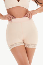 Load image into Gallery viewer, Full Size Pull-On Lace Trim Shaping Shorts
