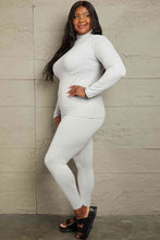 Load image into Gallery viewer, Zenana Friend in Me Full Size Mock Neck Top and Leggings Set
