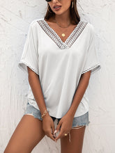 Load image into Gallery viewer, V-Neck Short Sleeve Blouse
