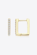 Load image into Gallery viewer, Moissanite Geometric 925 Sterling Silver Earrings
