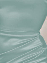 Load image into Gallery viewer, Ruched Spaghetti strap Wrap Dress - hc
