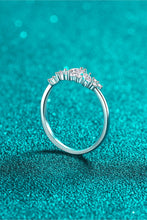 Load image into Gallery viewer, Moissanite Rhodium-Plated Ring
