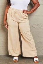 Load image into Gallery viewer, HEYSON Love Me Full Size Mineral Wash Wide Leg Pants
