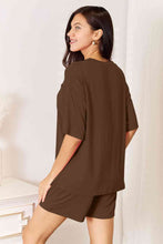 Load image into Gallery viewer, Basic Bae Full Size Soft Rayon Half Sleeve Top and Shorts Set
