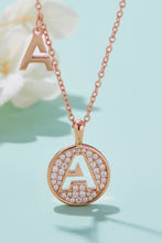 Load image into Gallery viewer, Moissanite A to J Pendant Necklace
