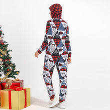 Load image into Gallery viewer, Women Printed Hooded Jumpsuit - pjs
