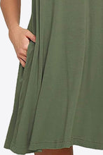 Load image into Gallery viewer, Full Size Round Neck Sleeveless Dress with Pockets
