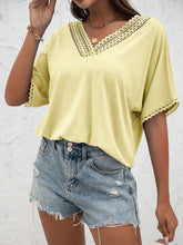 Load image into Gallery viewer, V-Neck Short Sleeve Blouse
