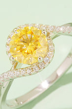 Load image into Gallery viewer, 1 Carat Moissanite Contrast 925 Sterling Silver Ring
