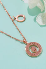 Load image into Gallery viewer, Moissanite K to T Pendant Necklace
