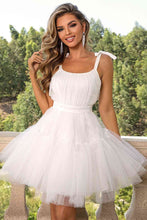 Load image into Gallery viewer, Tie-Shoulder Mesh Dress - hc
