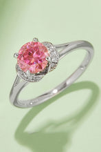 Load image into Gallery viewer, 1 Carat Moissanite 4-Prong 925 Sterling Silver Ring
