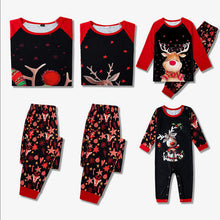 Load image into Gallery viewer, Baby Reindeer Graphic Round Neck Jumpsuit - pjs
