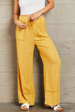 Load image into Gallery viewer, HEYSON Love Me Full Size Mineral Wash Wide Leg Pants
