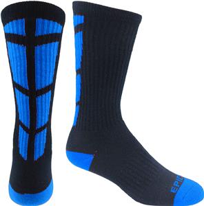 Black & Blue Calf Socks - Sheepscot Valley Eagles Basketball