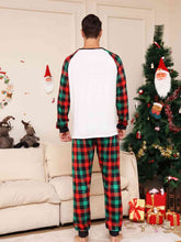 Load image into Gallery viewer, Full Size Reindeer Graphic Top and Plaid Pants Set - pjs
